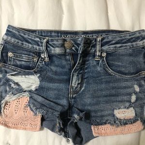American Eagle Distressed Shorts